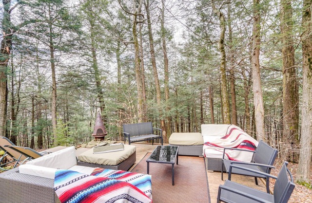 Contemporary Elka Park Retreat w/ Views & Deck!