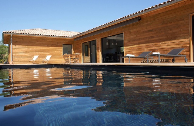 Villa contemporánea de madera - Piscina - Parentis cerca de Biscarrosse, 7-8 p.