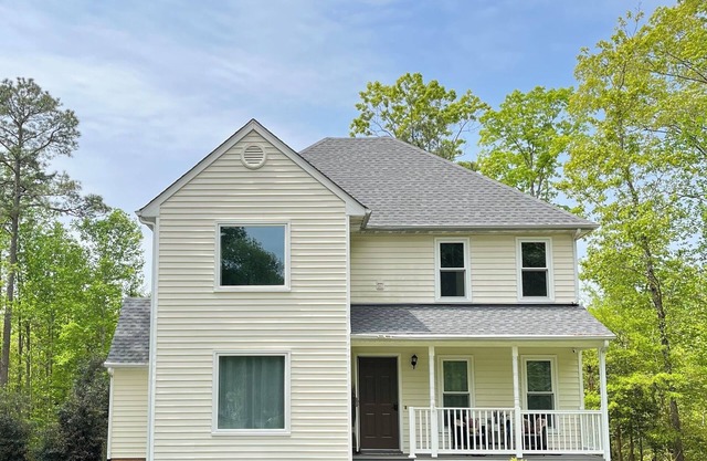 Contractor friendly, clean, quite, private, very large driveway. Super Hosts.