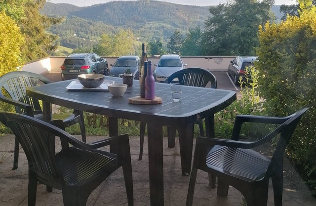 Cozy studio with mountain view