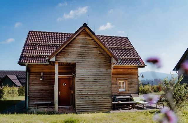 Cabañas, casa de césped