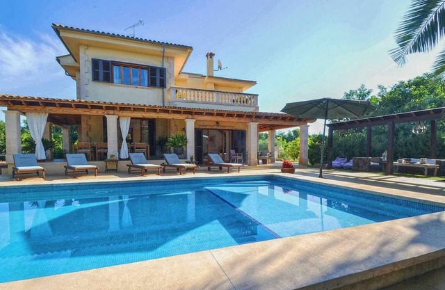 Casa de campo con piscina cerca de Palma 8 pers