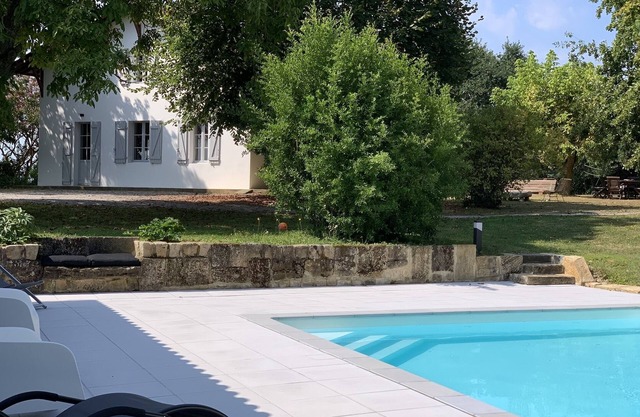 Casa de campo con piscina en el sur de las Landas.