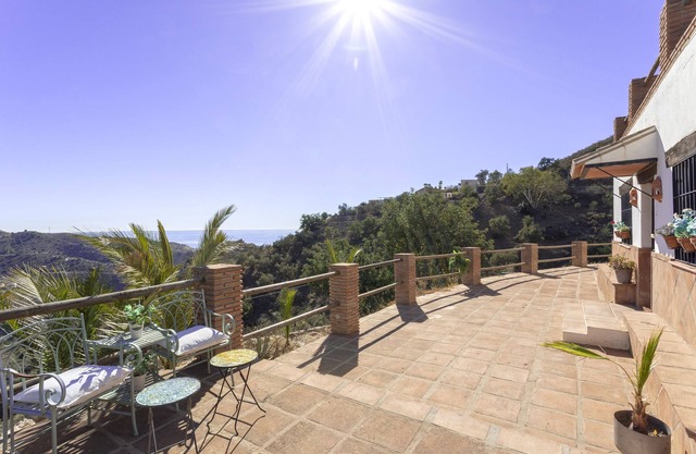Casa de campo en Málaga con vistas al mar