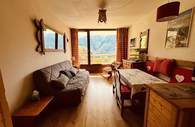 Acogedor estudio 4 pers, balcón sur, cerca de pistas - Plan Peisey