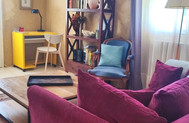 acogedor apartamento de 1 habitación con hermoso jardín a 20 min. de Burdeos