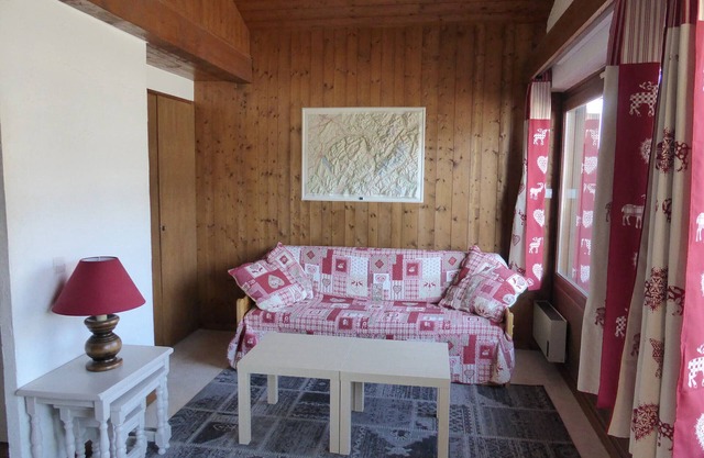 Apartamento 2 Piezas con Altillo para 7 Personas cerca del Dominio Esquiable de Megève