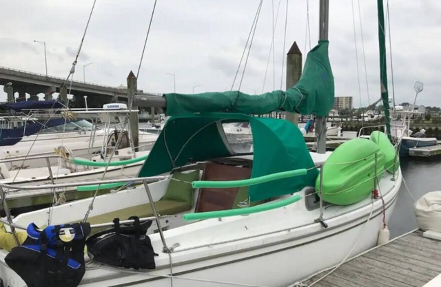 Acogedor, cómodo y pintoresco velero verde