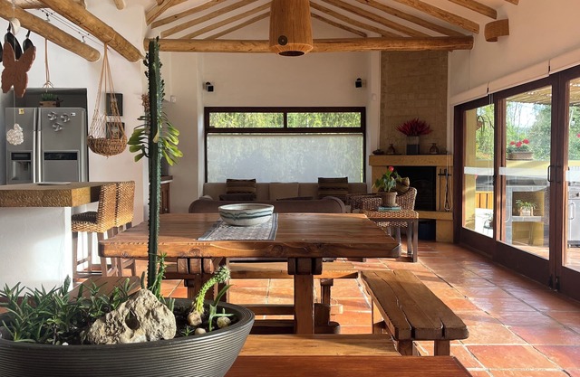 Acogedora casa de campo con vista espectacular a las montañas de Villa de Leyva.