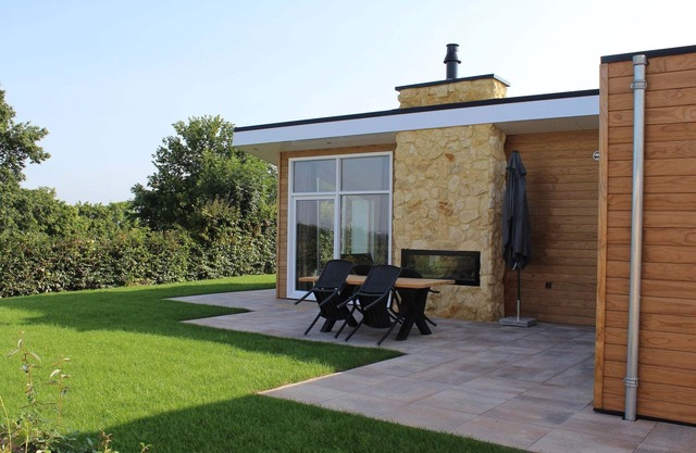 Acogedora casa con jardín y chimenea