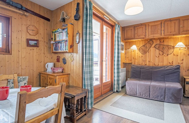 Estudio acogedor 3 pers, vistas montañas en Aussois