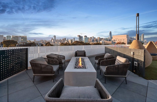 Delightful SoMa 1BR w/ Bocce, A/C & Roof, nr BART, by Blueground