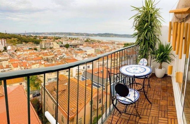 Habitación Doble de Lujo con Balcón y Vista Sublime al Tajo