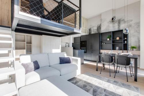 Designer Loft Apartment Holešovice, Parking, Balcony