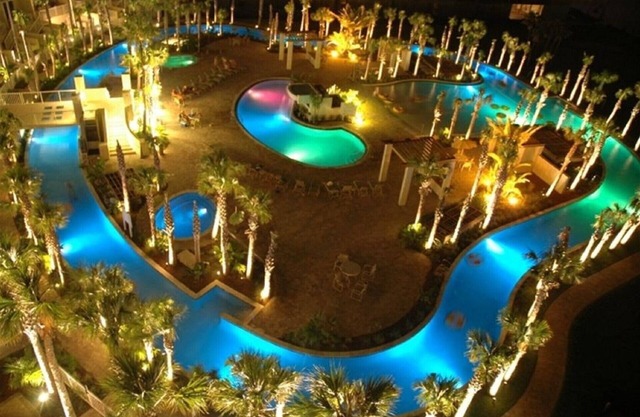 Destin West Villa 301, vista al mar, balcón envolvente, río lento, 6 piscinas, playa