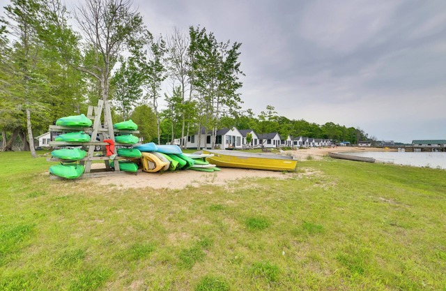 Dock & Beach Access: Lake Huron Home in Cedarville