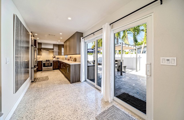 Dog-friendly house & studio with private outdoor pool, hot tub, & enclosed yard