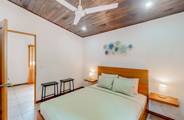 Dog-friendly modern villa in ideal location with patio, open layout, & W/D