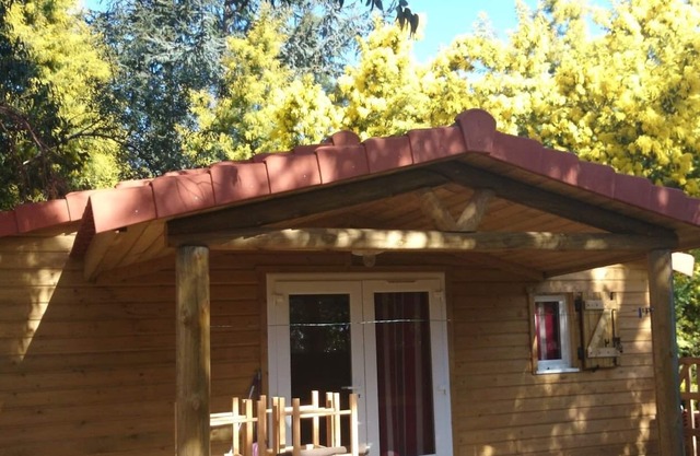 Chalet-2 - écoconstruit-Baño Privado-Rural-Vista al Jardín