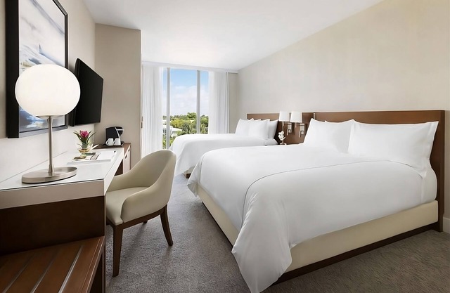 Double Queen Room at The Altair Hotel Bay Harbor Miami