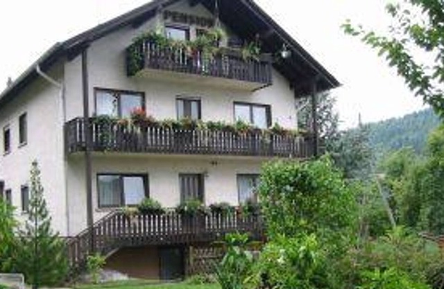 Habitación doble ducha / WC con balcón - Pension Seibel