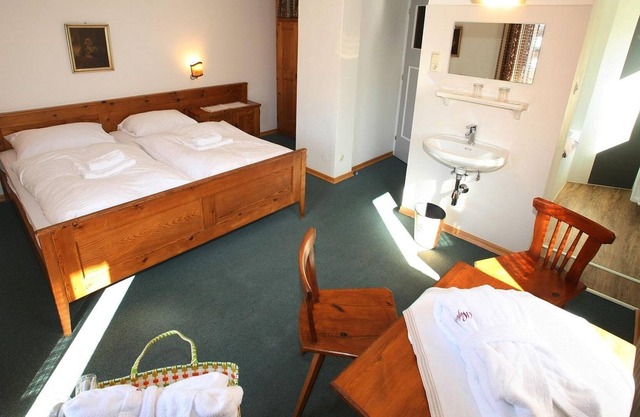 Habitación Doble con ducha - Alpenblick, Gästehaus