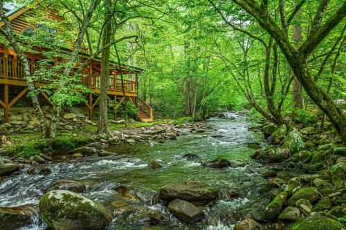 Elk Rapids on Cosby Creek cabin