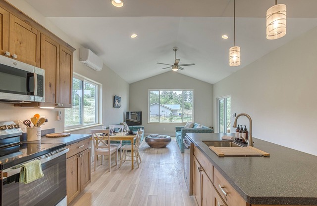 Enjoy the best of both worlds in this brand-new home—just minutes from Uptown Pagosa Springs, yet tucked away in a quiet, rural setting. Permit VRP-25-0367 Max Occupancy: 6