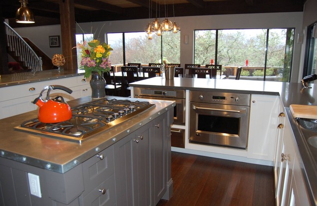 Casa del animador con cocina del chef con vista al valle de Napa