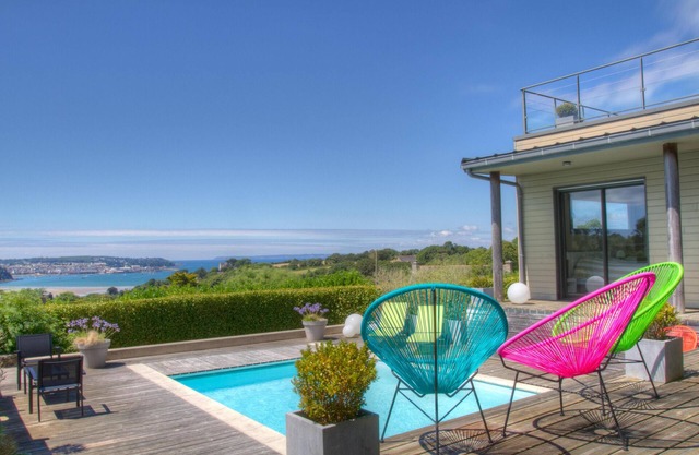 casa excepcional con vistas a la bahía de Douarnenez 2 pasos de la playa de Ris
