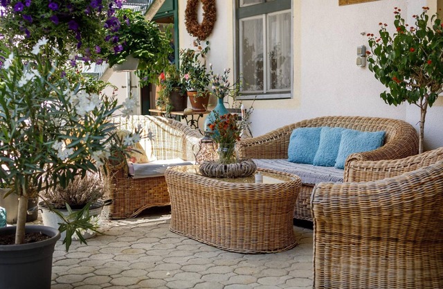 Familien-suite mit Balkon,hofseite, 2 Schlafräume - Pension Laubenhof