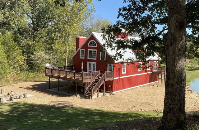 Family Friendly Lodge de 6 dormitorios; un granero restaurado en 70 acres