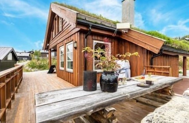 Cozy cabin with sauna, ski tracks and golf outside