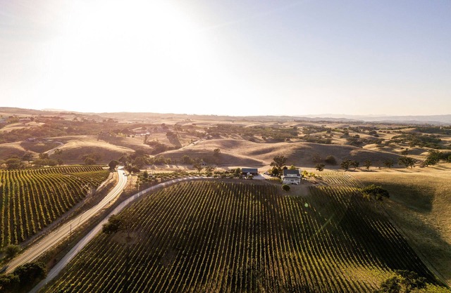 Cortijo en el viñedo de Ella. El refugio perfecto en el campo del vino de Paso Robles.