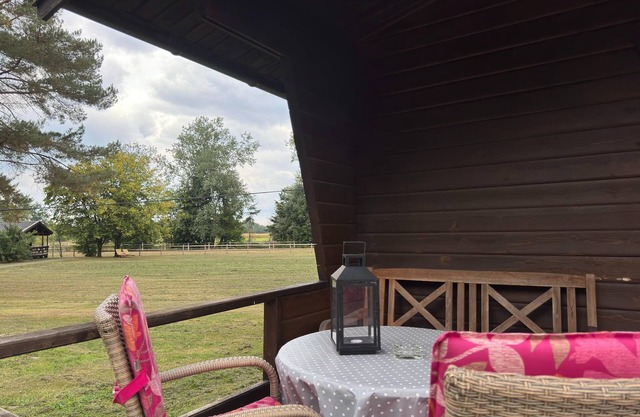 Ferienhaus auf einem Pferdehof en Heide