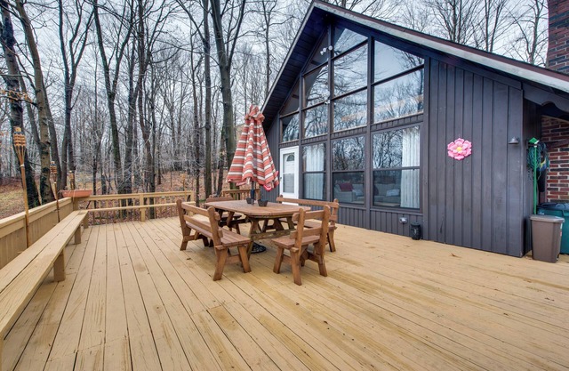 ¡NUEVO! ¡Cabina Poconos aislada con amenidades Big Bass!