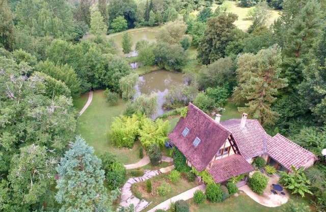 Cabane du Pêcheur – Casa de campo en la naturaleza con piscina, sauna y PMR