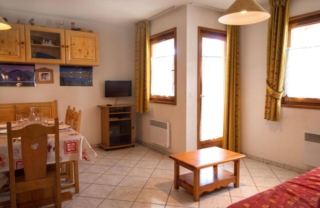 Piso -1, terraza, tv, local para esquís, 38m², Aussois