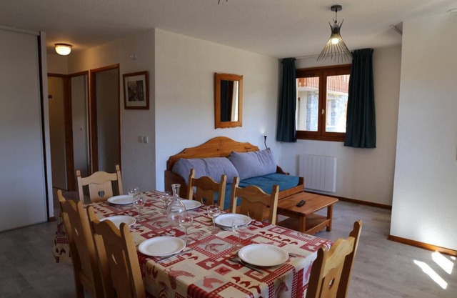 Piso -1, terraza, tv, local para esquís, 41m², Aussois