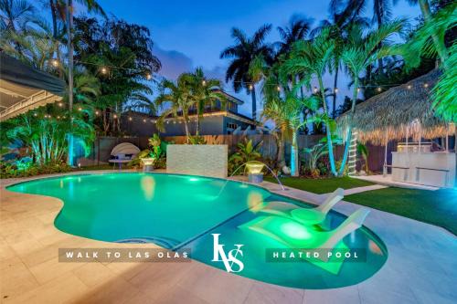 Floridita 5Bed 4Bath FTL Paradise with Tiki Hut Heated Pool
