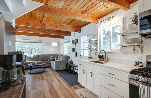 Forested Cold Springs Cabin w/ Wood-Burning Stove!
