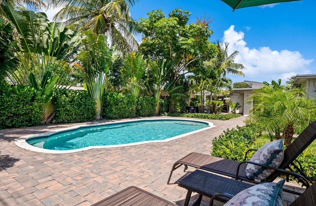 ¡Nuevo listado! Oasis en Fort Lauderdale, ¡Se admiten mascotas! ¡Piscina privada!
