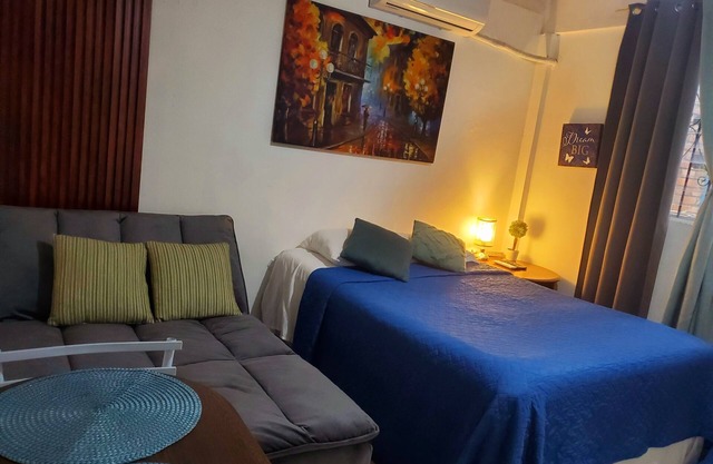 Garden-View Double Room A/C, Private Bath & Terrace Access