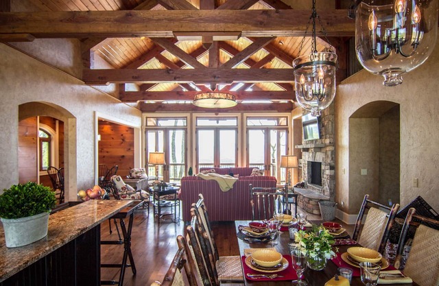 Lodge de lujo privado con bañera de hidromasaje y vistas increíbles cerca de Franklin, Carolina del Norte