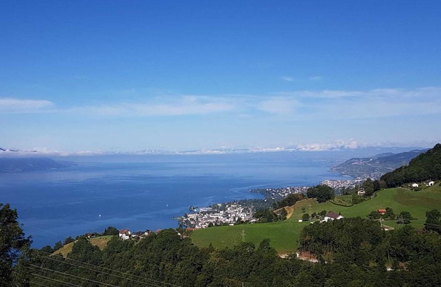 Gemütliche Ferienwohnung mit Fantastischer Fernsicht Über dem Genfersee