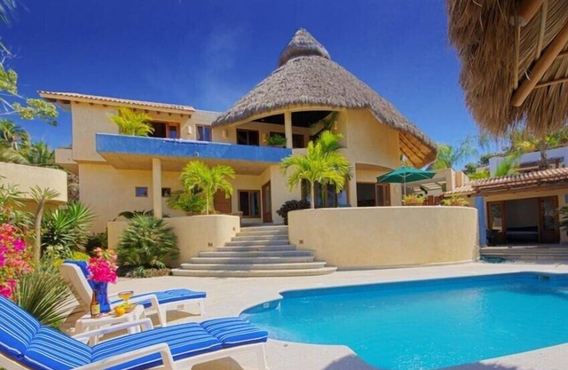 Gorgeous vacaciones mexicana Villa con piscina-1 cuadra de la playa