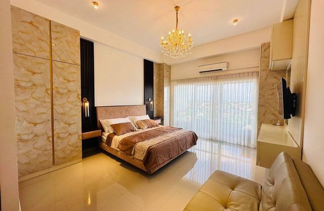 Grand Sri Lounge studio apartment at Ocean Breeze Hotel residence Negombo.