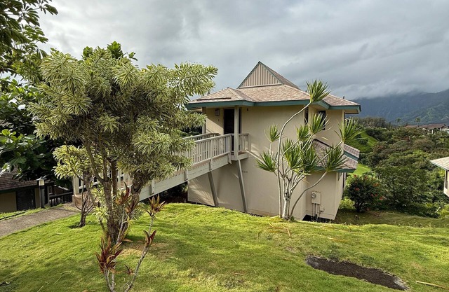 Hanalei Bay Casa de vacaciones, Cascada y vista al mar a pie de playa, Princeville