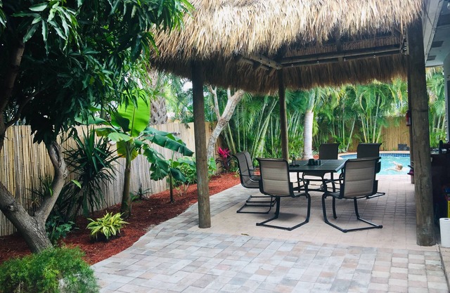 Casa soleada de Fort Lauderdale / Tiki Hut / Piscina climatizada