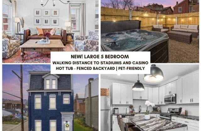 High-end Manchester Home w/ HotTub Near Stadiums!